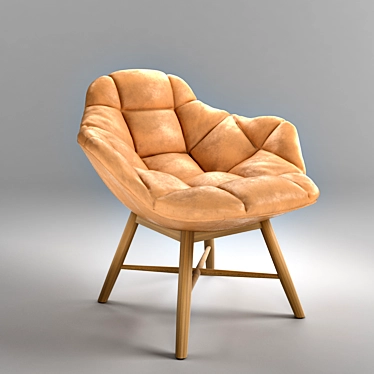 Luxury Leather Armchair | Palma 3D model image 1 