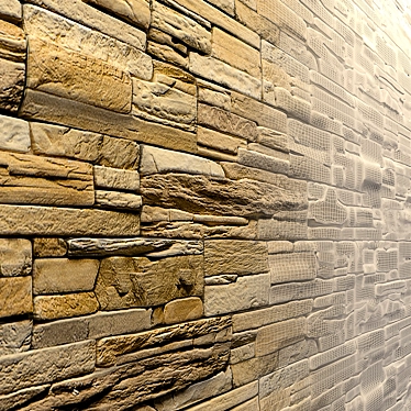 Versatile Textured Stone 3D model image 1 