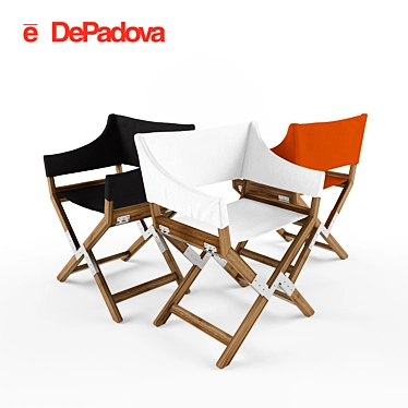 Foldable DePadova Sundance Chair 3D model image 1 