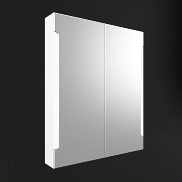 Ikea Illuminated Mirror Cabinet 3D model image 1 