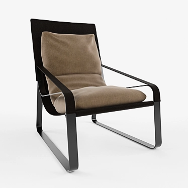 Luxe Comfort Armchair 3D model image 1 