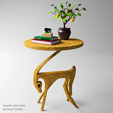Gazelle side table by Dwell Studio