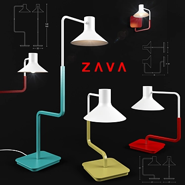 Sister Lighting Collection by Zava 3D model image 1 