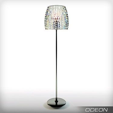 Elegant Crystal Pendant Light 3D model image 1 