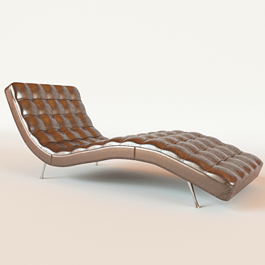 Modern Voula Skin Sofa 3D model image 1 