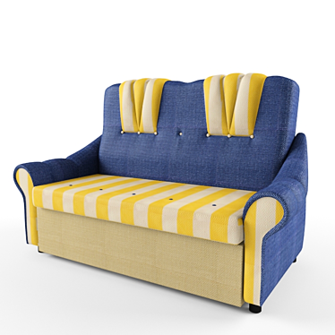 Convertible Sofa for Kids 3D model image 1 