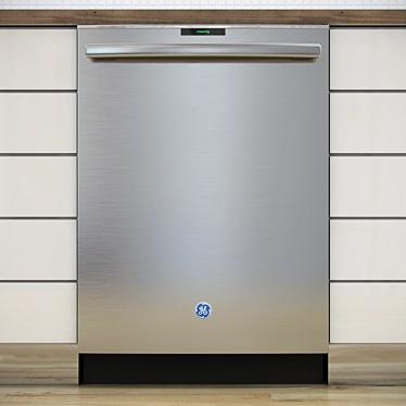 GE Profile Stainless Steel Dishwasher 3D model image 1 