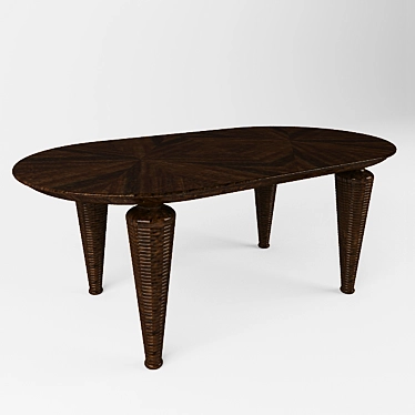 Capellini FIDELIA Oval Table 200x110x78 3D model image 1 
