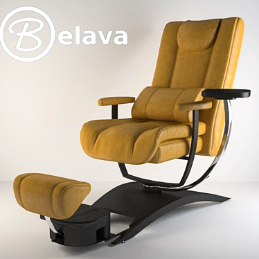 Belava Pedicure Chair: Ultimate Comfort and Luxury 3D model image 1 