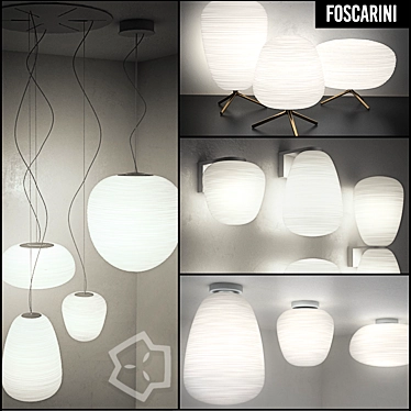 Foscarini Rituals: Elegant Oriental-Inspired Lamps 3D model image 1 