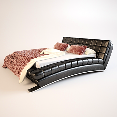 Tokyo Bed B2032 (258x220x90 cm) 3D model image 1 