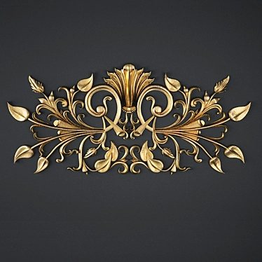 Elegant Ornament Sculpture 3D model image 1 