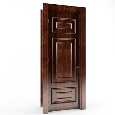 Timeless Entry Door 3D model image 1 