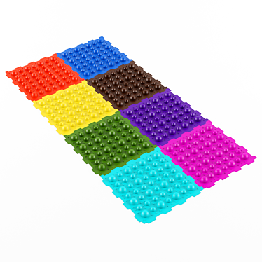 OrthoPuzzle: The Orthopedic Children's Rug 3D model image 1 