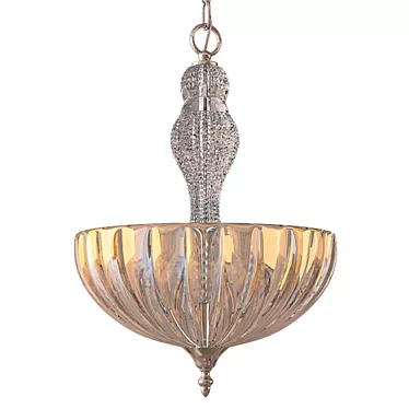 Crystal Glass Chandelier 6703 / C 3D model image 1 