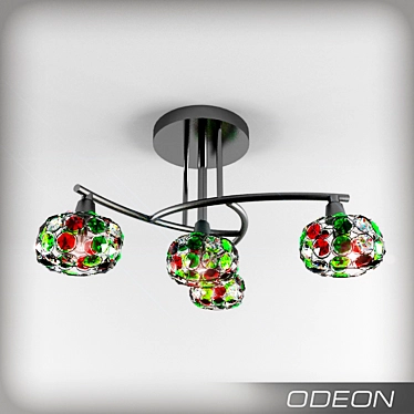 Odeon Light-CREA COLOR 2598 Crystal Chandelier 3D model image 1 