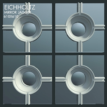 Eichholtz Jagger Mirror: Sleek and Sophisticated 3D model image 1 