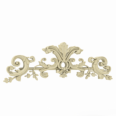 Elegant Artisan Decor Element 3D model image 1 