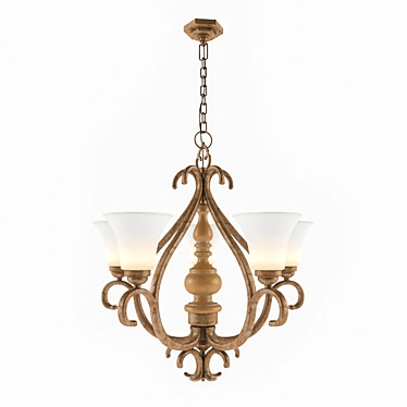 Timeless Classic Chandelier: Minka-Lavery 3D model image 1 