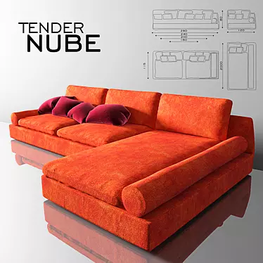 Luxury Italian Nube Tender 3D model image 1 