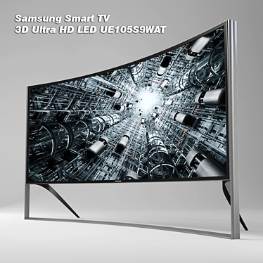 Samsung 105" 3D Ultra HD Smart TV 3D model image 1 