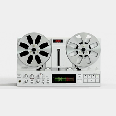 Vintage Akai GX77 Cassette Deck 3D model image 1 