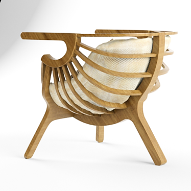 ErgoGarden Outdoor Chair 3D model image 1 