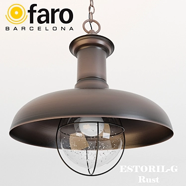 Faro ESTORIL-G Rust pendant lamp