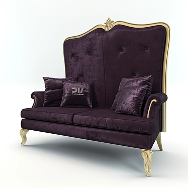 Italian Vogue DV Home Designer Sofa 3D model image 1 