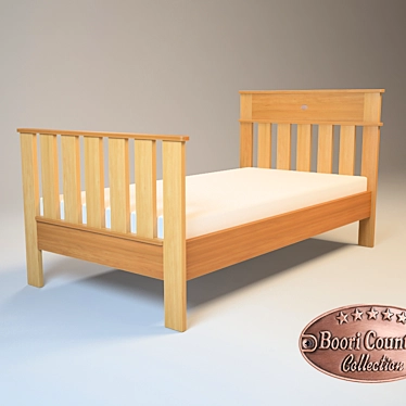 Boori Newport King Single Bed 3D model image 1 