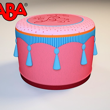 Moroccan-inspired Seat Cushion: HABA Marrakesh 3D model image 1 