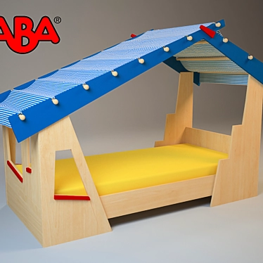 Cozy Log Cabin Playset 3D model image 1 