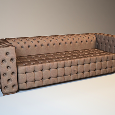 Elegant Capitol Serge Sofa 3D model image 1 