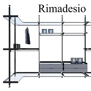 Zenit System: Versatile Living & Storage Solution 3D model image 1 