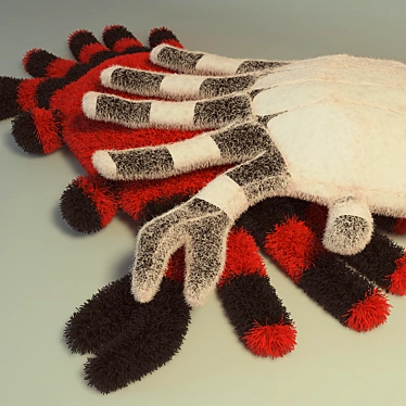 Crabby Cushions: Fun and Decorative 3D model image 1 