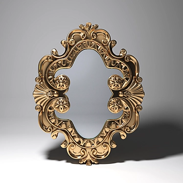 Ornate Gold Framed Mirror by DumpstrDivingDiva
