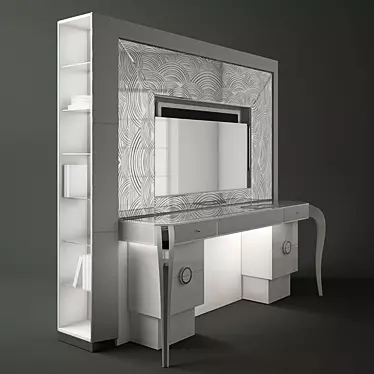 Elegant Vanity Table: Florence Collections 3D model image 1 