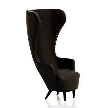 Tom Dixon Wingback Chair 3D model image 1 