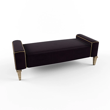 Elegant Leg Bench - 3ds max & Fbx 3D model image 1 