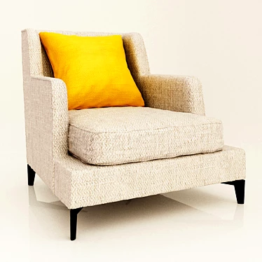 Elegant Class Armchair by vibieffe 3D model image 1 