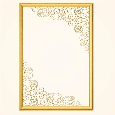 Stylish Frame for Your Memories 3D model image 1 