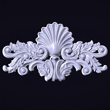Elegant Decor Ornament 3D model image 1 