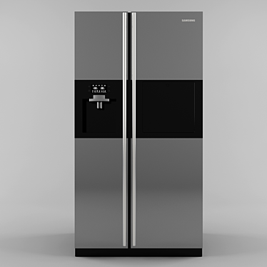 SAMSUNG RSH5ZLMR Side-by-Side Refrigerator: Spacious and Efficient 3D model image 1 