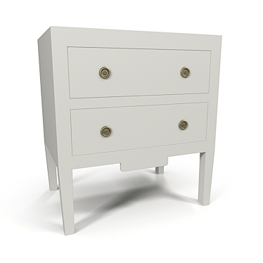 French Country Bedside Drawer: Julian Chichester 3D model image 1 