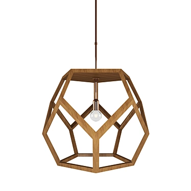 Ralph Lauren Wood Pendant 3D model image 1 