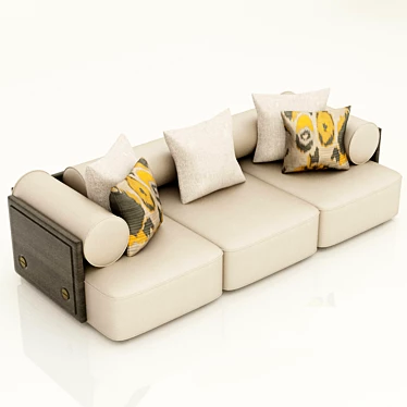 Deco-Art Luxury Sofa 3D model image 1 