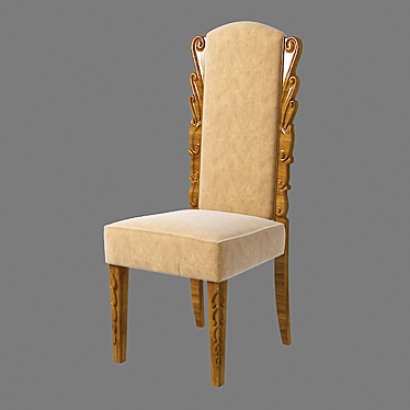 ErgoMax Modern Chair 3D model image 1 