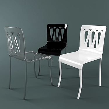 Ciacci Camilla Modern Italian Dining Chair 3D model image 1 