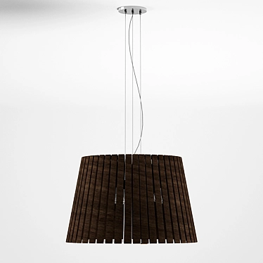 ALIGO Modern Luxury Chrome Pendant Light 3D model image 1 