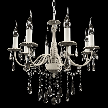 Wunderlicht NT6087-08 Chandelier: Elegant Illumination 3D model image 1 